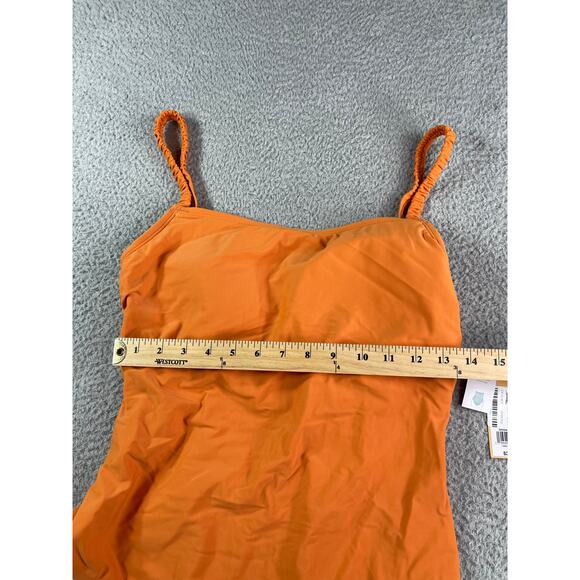 Kona Sol One Piece Swimsuit Womens Large Orange Padded Open Back Swimwear NWT - Picture 6 of 10